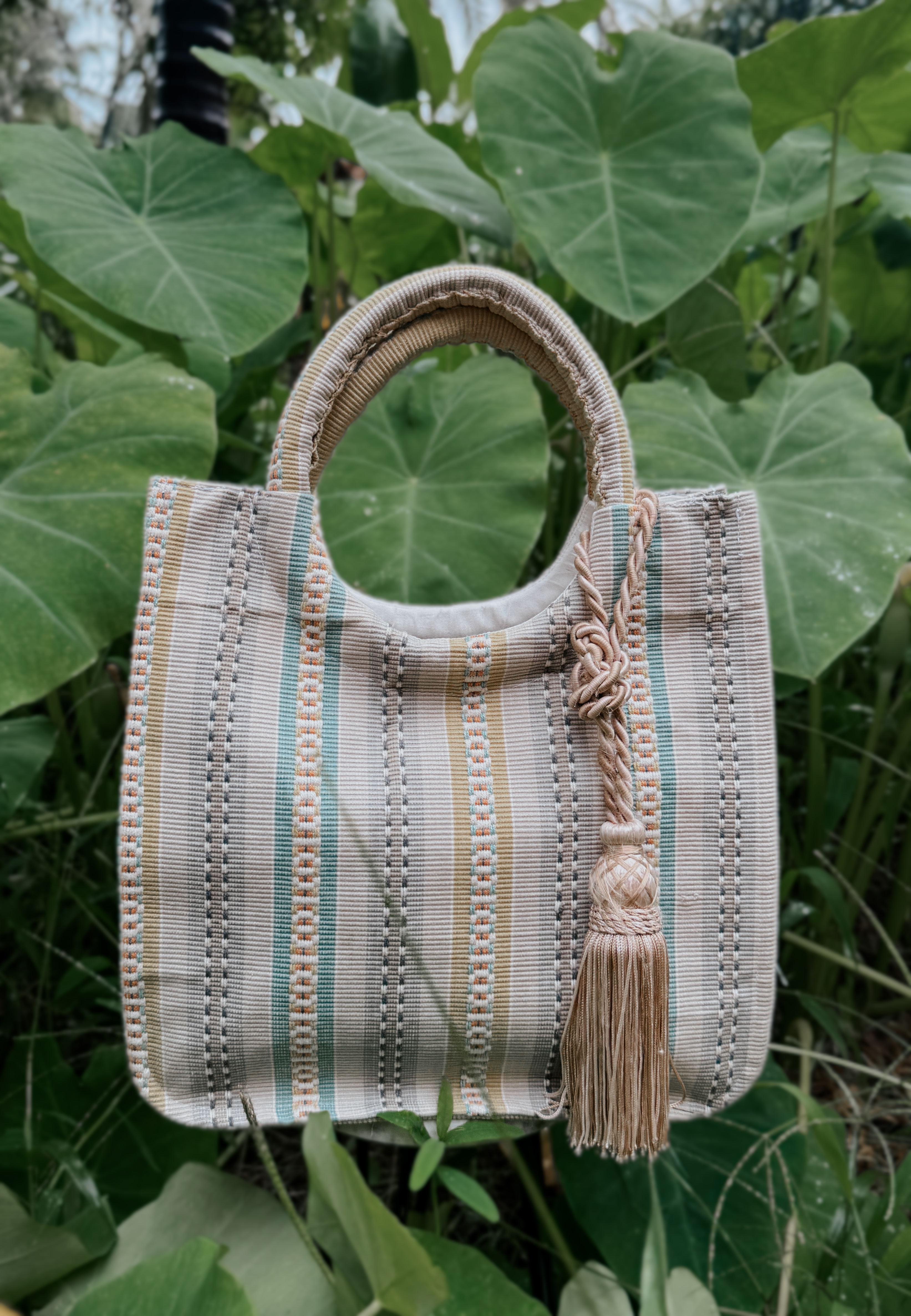 Signature Handwoven Tote Bag by Sol Kaari